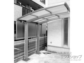 のサイクルポート・駐輪場 プレシオスポート ミニ 積雪〜20cm対応 施工例