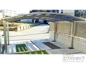 YKKAPのカーポート レイナツインポートグラン　積雪～20cm対応 施工例