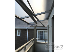 のバルコニー・ベランダ屋根 ヴェクターテラス F型 屋根タイプ 単体 積雪〜20cm対応 施工例
