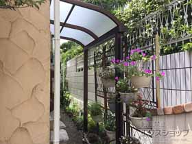 のテラス屋根 ヴェクターテラス R型 テラスタイプ 単体 積雪〜20cm対応 施工例