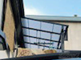 のバルコニー・ベランダ屋根 スピーネ F型 屋根タイプ 単体 積雪〜20cm対応 施工例