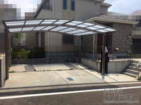 カーポート ネスカR (ラウンドスタイル) ワイド 積雪〜20cm対応 施工例
