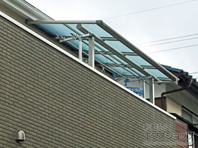 のバルコニー・ベランダ屋根 ヴェクターテラス F型 屋根タイプ 単体 積雪〜20cm対応 施工例