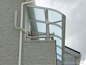 のバルコニー・ベランダ屋根 ヴェクターテラス R型 屋根タイプ 単体 積雪〜20cm対応 施工例