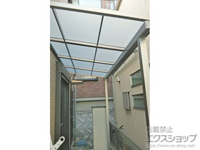 のバルコニー・ベランダ屋根 スピーネ F型 屋根タイプ 単体 積雪〜20cm対応 施工例