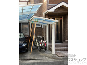 のサイクルポート・駐輪場 レイナポートグランミニ 積雪〜20cm対応 施工例