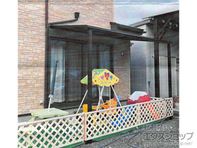 のテラス屋根 ヴェクターテラス F型 テラスタイプ 単体 積雪〜20cm対応 施工例