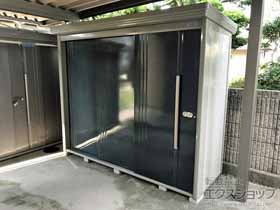 の物置・屋外倉庫 Mr.ストックマンダンディ 多雪型 2532×890×2110（ND-S2508） ND-S2508-J 施工例