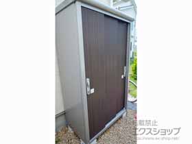 の物置・屋外倉庫 エスモ 一般型 1200×650×1959（ESE-1206A） ESE-1206A-DW 施工例