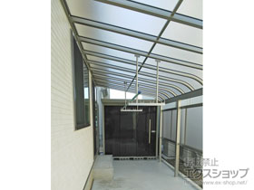 のテラス屋根 ヴェクターテラス R型 テラスタイプ 単体 積雪〜20cm対応 施工例