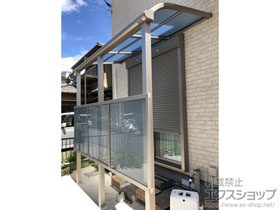 のテラス屋根 ヴェクターテラス R型 テラスタイプ 単体 積雪〜20cm対応 施工例