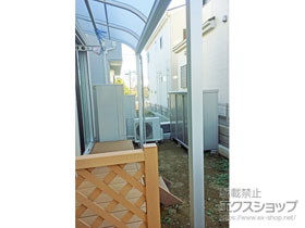 のテラス屋根 ヴェクターテラス R型 テラスタイプ 単体 積雪〜20cm対応 施工例