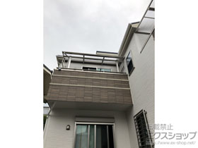 のバルコニー・ベランダ屋根 ヴェクターテラス F型 屋根タイプ 単体 積雪〜20cm対応〈2〉 施工例