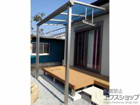 のテラス屋根 ヴェクターテラス F型 テラスタイプ 単体 積雪〜20cm対応 施工例