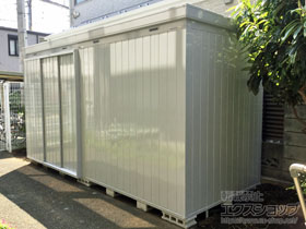 の物置・屋外倉庫 ネクスタ大型 一般型 4420×1790×2375 NXN-81H-MG 施工例