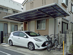 のカーポート フーゴAプラス (アーチスタイル) 積雪〜20cm対応 施工例