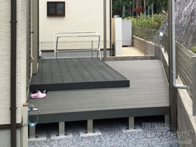 のウッドデッキ リウッドデッキ 200 *異形納まり 施工例