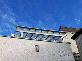 のテラス屋根 ヴェクターテラス F型 1500 屋根タイプ 単体 積雪〜50cm対応 施工例