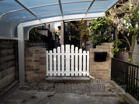 の門扉 ララミー 1型 両開き 施工例