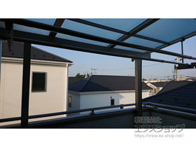 のバルコニー・ベランダ屋根 スピーネ F型 屋根タイプ 単体 積雪〜20cm対応 施工例