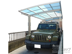 のカーポート レイナポートグラン 延長 耐風圧強度仕様 積雪〜30cm対応 施工例