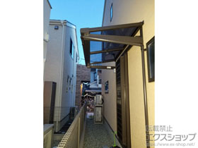 のテラス屋根 スピーネ F型 ルーフタイプ 単体 積雪〜20cm対応 施工例