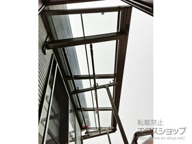 のバルコニー・ベランダ屋根 スピーネ F型 ルーフタイプ 単体 積雪〜20cm対応 施工例