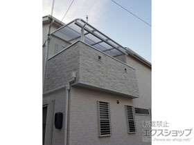 のバルコニー・ベランダ屋根 スピーネ R型 屋根タイプ 単体 積雪〜20cm対応 施工例