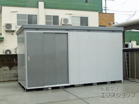 の物置・屋外倉庫 断熱物置 ネクスタプラス 扉タイプ 多雪地型 4420×2210×2375 NXP-98HT-PG 施工例