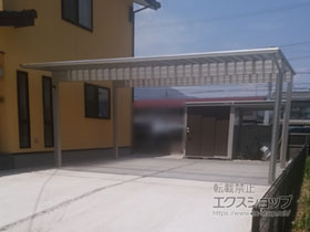 のカーポート エフルージュ ツイン50 積雪〜50cm対応 施工例