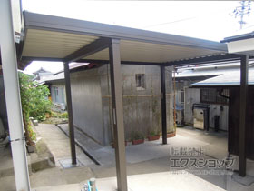 のカーポート テリオスポートIII 1500 角柱4本仕様 積雪〜50cm対応 施工例