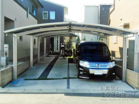 のカーポート レイナポートグラン M合掌　積雪〜20cm対応 施工例