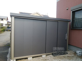 の物置・屋外倉庫 エスケーエイト SK8-180 一般型 3000×2000×1940 SK8-180-GK 施工例