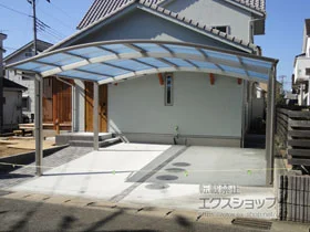 YKKAPのカーポート レイナツインポートグラン　積雪～20cm対応 施工例