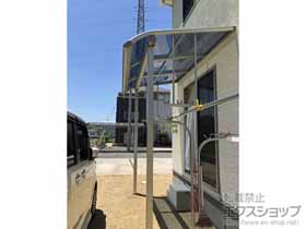 のテラス屋根 ヴェクターテラス R型 テラスタイプ 単体 積雪〜20cm対応 施工例