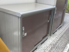 の物置・屋外倉庫 エスモ 一般型 1497×750×1101 ESE-1507Y-MR 施工例