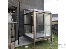 テラス囲い サニージュ R型 床納まり ランマ無 積雪〜20cm対応 施工例