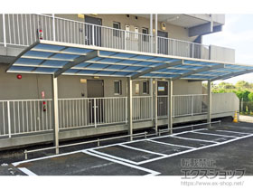 のカーポート レイナポートグラン 縦連棟　積雪〜20cm対応 施工例