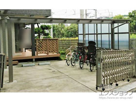 のカーポート ネスカF (フラットスタイル) ワイド 積雪〜20cm対応 施工例