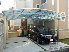 YKKAPのカーポート レイナツインポートグラン　積雪～20cm対応 施工例
