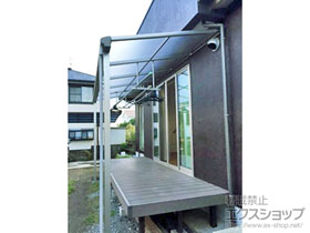 のテラス屋根 ヴェクターテラス F型 テラスタイプ 単体 積雪〜20cm対応 施工例