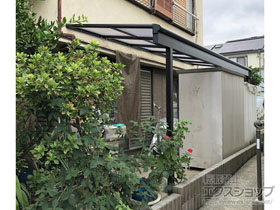 のテラス屋根 ヴェクターテラス F型 テラスタイプ 単体 積雪〜20cm対応 施工例