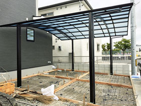 のカーポート レイナツインポートグラン　積雪〜20cm対応 施工例