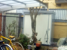 の物置・屋外倉庫 ネクスタ 一般型 1790×950×2020 NXN-17S-FW 施工例