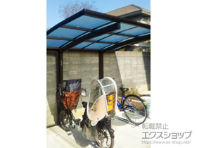 のサイクルポート・駐輪場 レイナポートグランミニ 積雪〜20cm対応 施工例