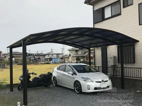 YKKAPのカーポート レイナツインポートグラン　積雪～20cm対応 施工例