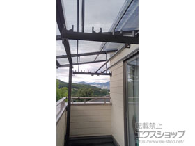 のバルコニー・ベランダ屋根 スピーネ F型 屋根タイプ 単体 積雪〜20cm対応 施工例