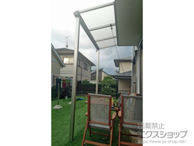 のテラス屋根 ヴェクターテラス F型 テラスタイプ 単体 積雪〜20cm対応 施工例