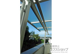 のバルコニー・ベランダ屋根 ヴェクターテラス F型 屋根タイプ 単体 積雪〜20cm対応 施工例