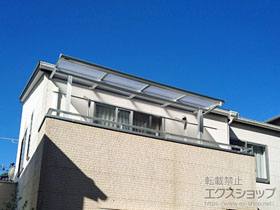 のバルコニー・ベランダ屋根 ヴェクターテラス F型 屋根タイプ 単体 積雪〜20cm対応 施工例